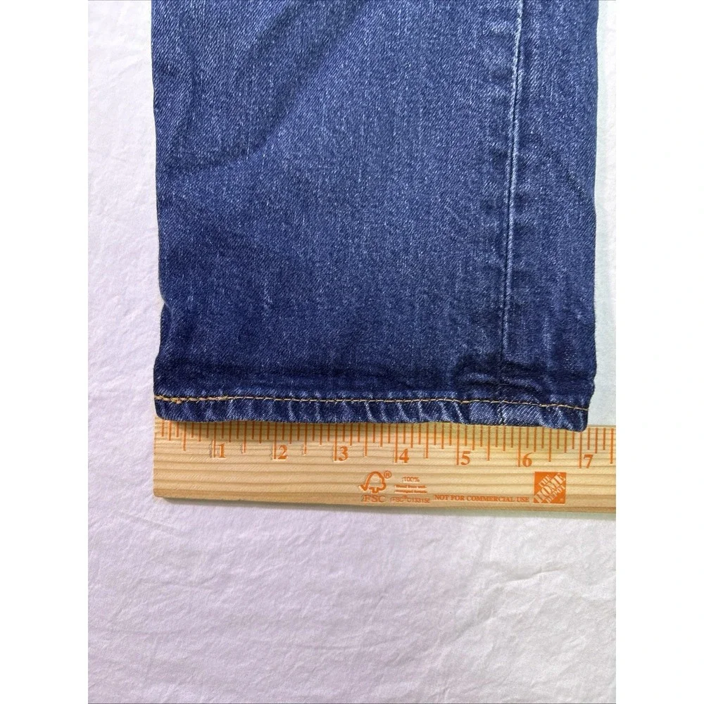 LEVI'S 502 Premium Big E Jeans Men's Regular Taper W33 L30 Denim